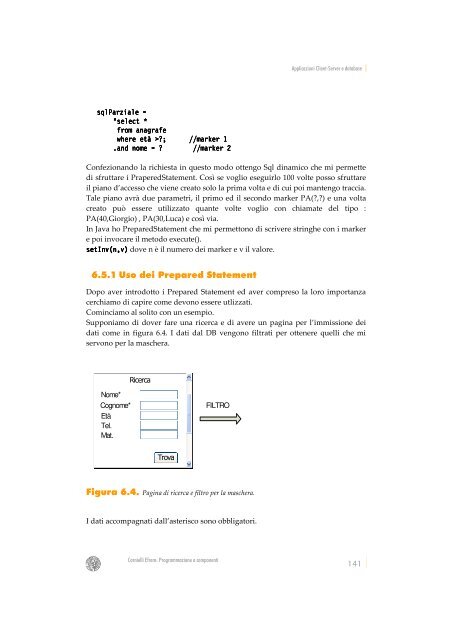 Dispensa in PDF - Dipartimento di Scienze Ambientali, Informatica e ...