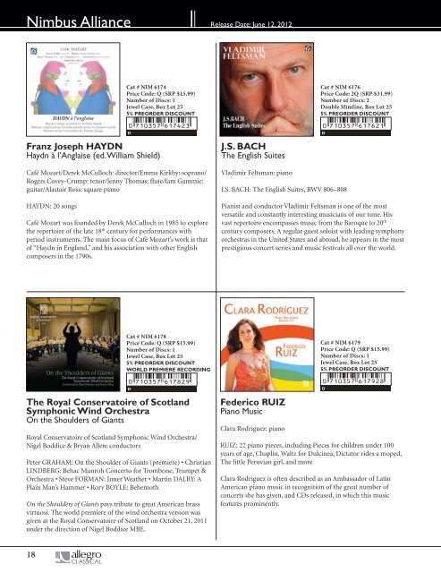 Download the June Classical - Allegro Music