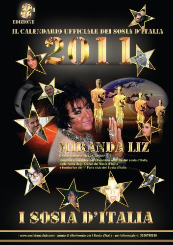 calendario interno 2011 liz.indd - Sosia Fans Club