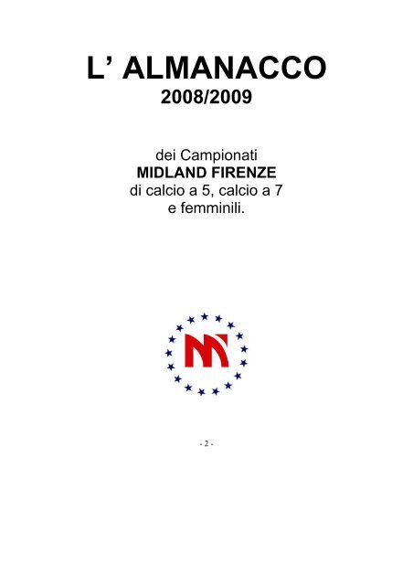L'Almanacco 2008/2009 - Midland