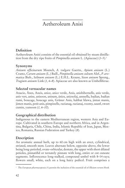 selected medicinal plants - World Health Organization