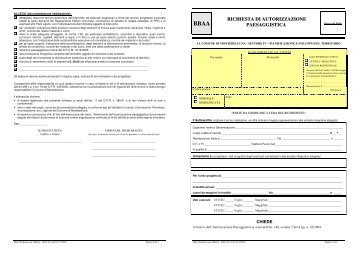 Autorizzazione Paesaggistica Richiesta A3.pdf - Comune di ...