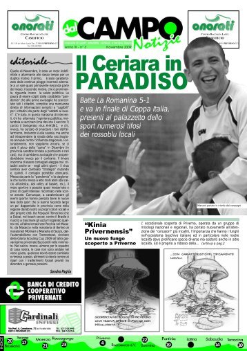 Novembre 2009.pdf - Notizie dal Campo