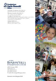 RONZONI VILLA - Fondazione Don Carlo Gnocchi