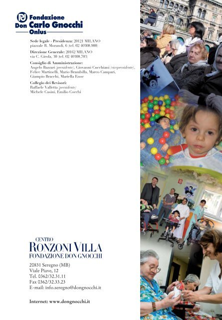 RONZONI VILLA - Fondazione Don Carlo Gnocchi