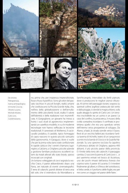 periodico del parco regionale gallipoli cognato piccole dolomiti lucane