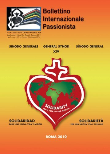 SOLIDARIDAD SOLIDARIETÀ - Passio Christi