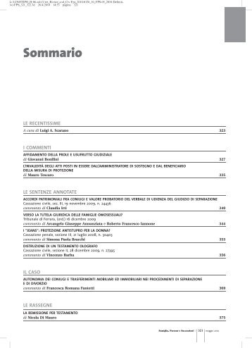 Sommario - Shop - Wolters Kluwer Italia