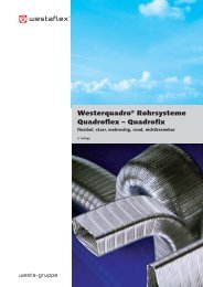 Westerquadro® Rohrsysteme Quadroflex – Quadrofix - Westaflex