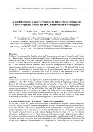 La digitalizzazione e georeferenziazione dell'archivio ... - Atti Asita