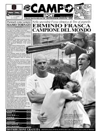 NdC settembre 2003 - Notizie dal Campo