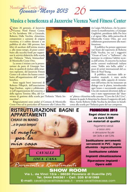 Scarica il numero GENNAIO - MARZO 2013 in formato PDF