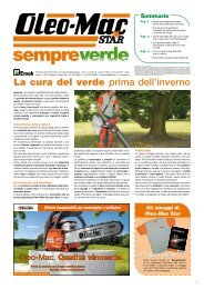 La cura del verde prima dell'inverno - Oleo-Mac