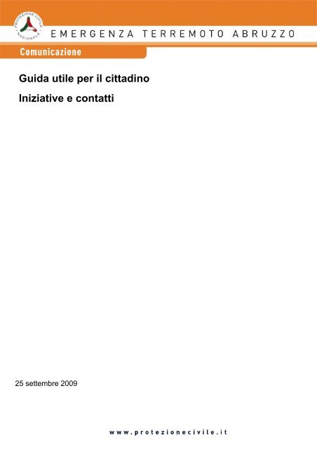 Guida Linea Amica Abruzzo - Dipartimento Funzione Pubblica