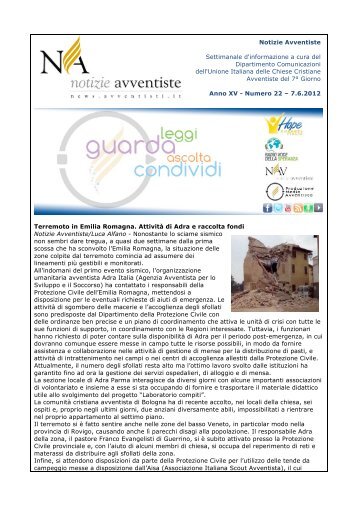 scarica pdf - Avventisti del Settimo Giorno