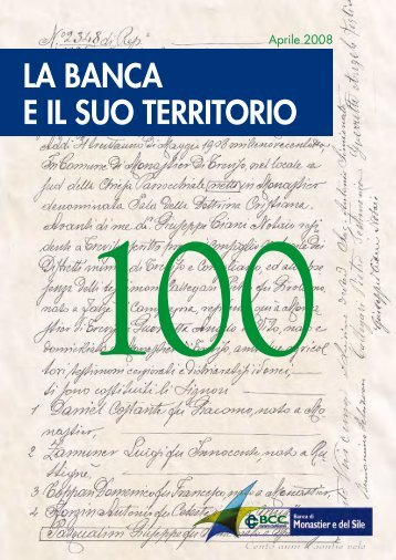 Giornalino Aprile 2008 - Banca di Monastier e del Sile