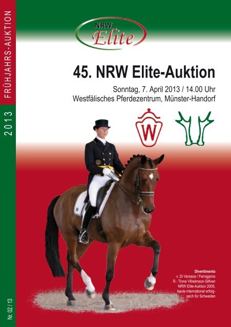 45. NRW Elite-Auktion - Westfälisches Pferdestammbuch eV
