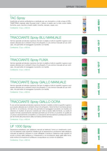 SPRAY TECNICI - Forniture chimiche industriali