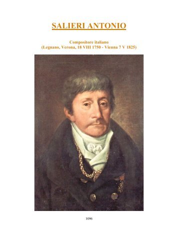 159 - Salieri Antonio - Magia dell'Opera