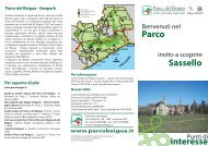 scarica il depliant PDF di Sassello - Parco Naturale Regionale del ...