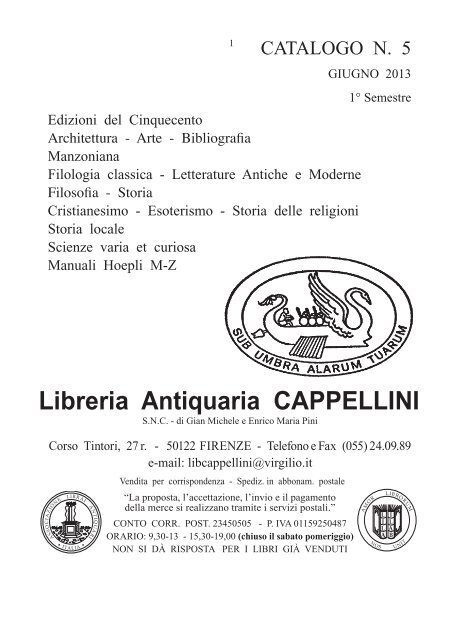 Libreria Antiquaria CAPPELLINI