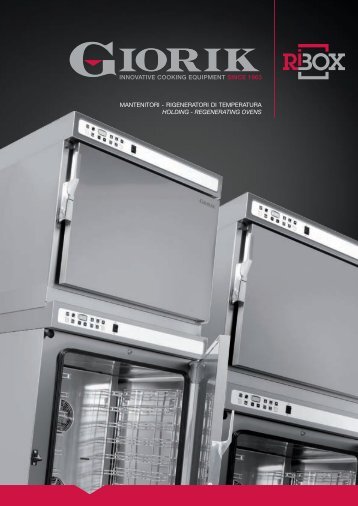 mantenitori - rigeneratori di temperatura holding - regenerating ovens