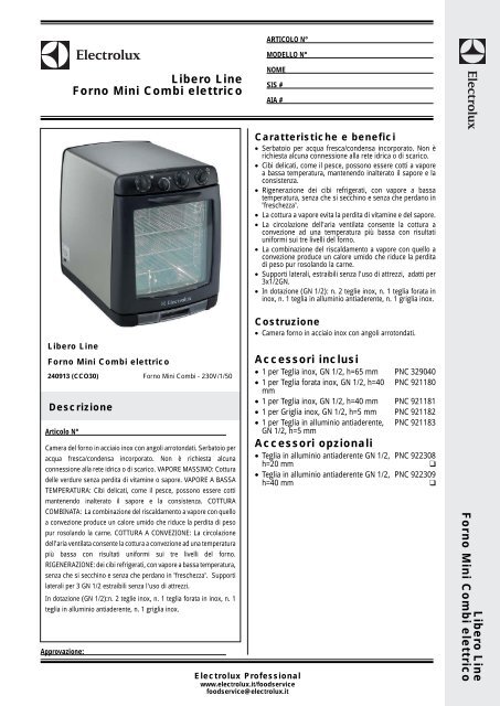 electrolux mini combi