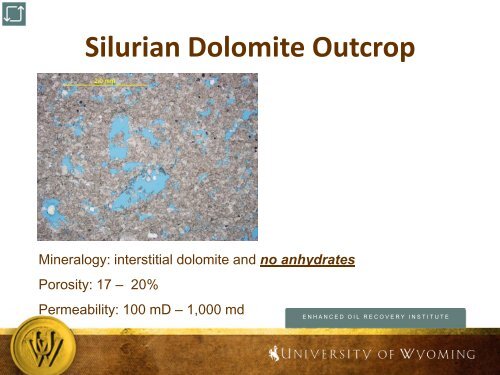 Improved Oil Recovery by Waterflooding - University of Wyoming