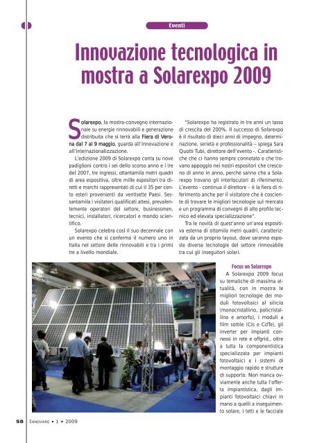 1 • 2009 - Innovare