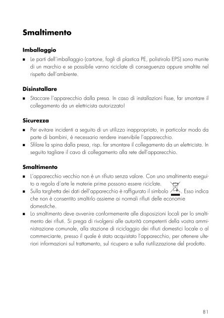 SPC 6395/1, SPC 5360/1 SPC 8360 in con GourmetVapore