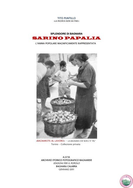 SARINO PAPALIA Archivio storico fotografico bagnarese