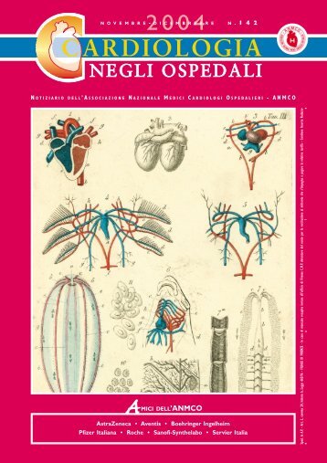 Cardiologia negli Ospedali n° 142 Novembre/Dicembre 2004 - Anmco