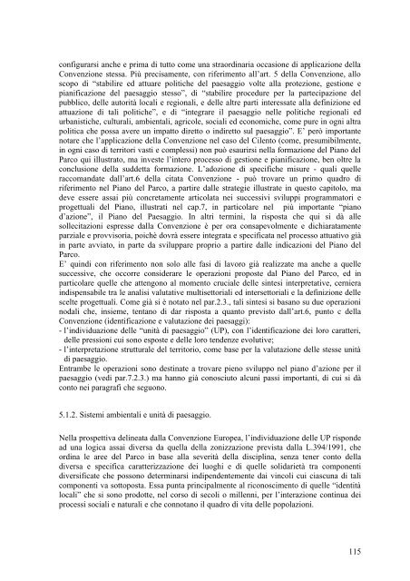 Relazione illustrativa - Programmazione Unitaria Regione Campania