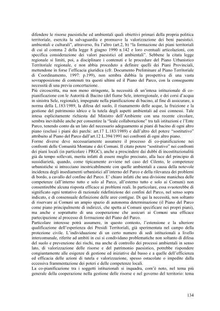 Relazione illustrativa - Programmazione Unitaria Regione Campania