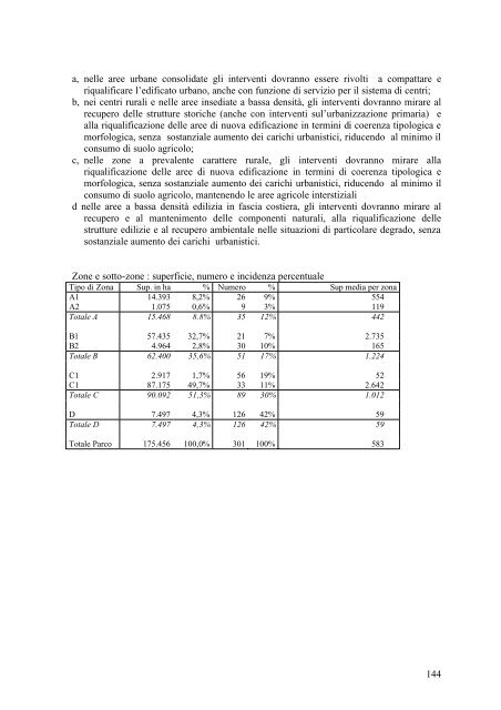 Relazione illustrativa - Programmazione Unitaria Regione Campania