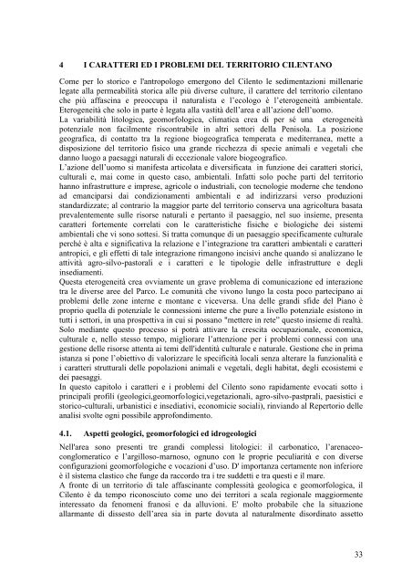 Relazione illustrativa - Programmazione Unitaria Regione Campania