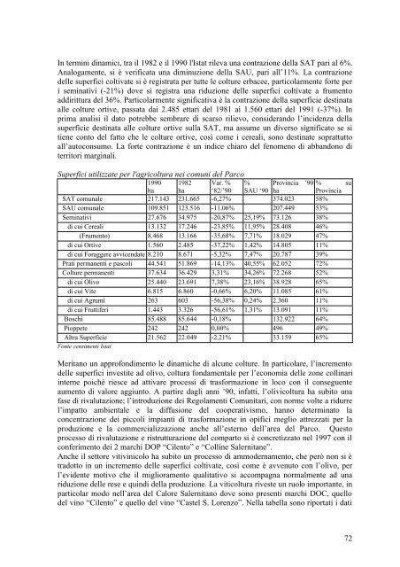 Relazione illustrativa - Programmazione Unitaria Regione Campania