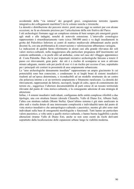 Relazione illustrativa - Programmazione Unitaria Regione Campania