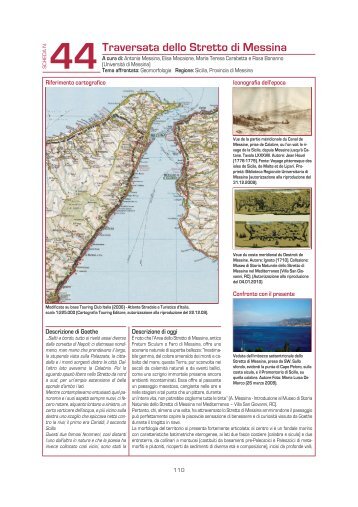 Traversata dello Stretto di Messina - Geologia e Turismo