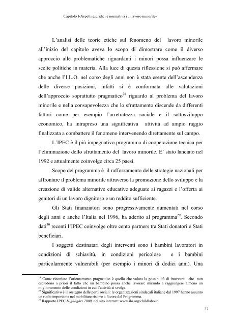 Lavoro minorile: aspetti giuridici e analisi della realtà ... - Cgil Toscana