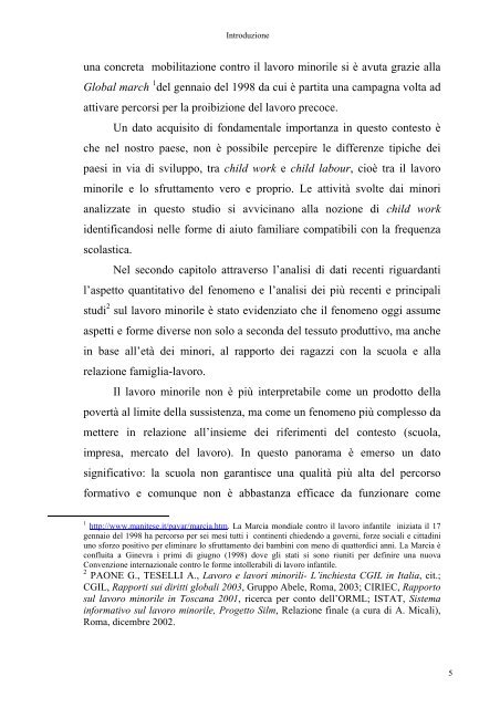 Lavoro minorile: aspetti giuridici e analisi della realtà ... - Cgil Toscana