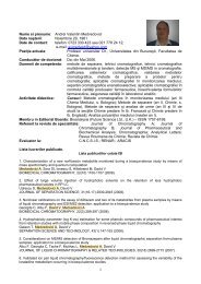 Prof. dr. Andrei Medvedovici - Facultatea de Chimie