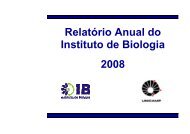 Relatorio IB 2008 VF 23-07-2009 _2 - Instituto de Biologia - Unicamp