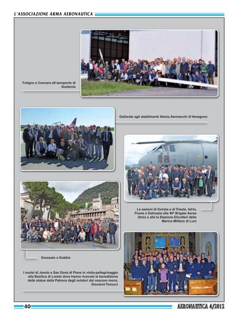 Anno LVII - N.4 APRILE 2012 - Associazione Arma Aeronautica ...