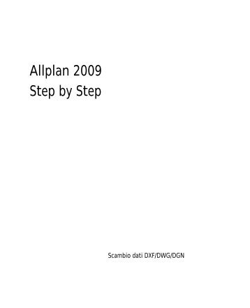Step by Step Scambio dati DXF/DWG/DGN - Allplan Campus