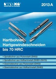 2013 A Hartbohren Hartgewindeschneiden bis 70 HRC - WEXO