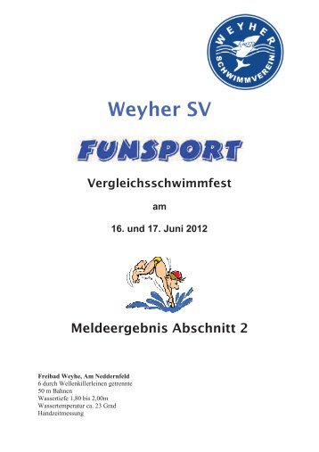 Weyher SV - Weyher Schwimmverein e.V.