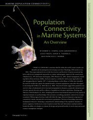 Population Connectivity in Marine Systems