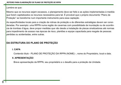 PLANO DE PROTEÇÃO DE RPPN - IDEAS - Para um MUNDO novo!