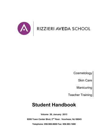 Student Handbook - Rizzieri Aveda School